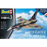 Revell Plastic ModelKit letadlo 03900 100 Years RAF: Eurofighter Typhoon 1:72 – Zbozi.Blesk.cz