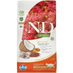 N&D GF Cat Adult Quinoa Skin&Coat Herring & Coconut 0,3 kg – Hledejceny.cz