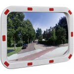 Dopravní Vypouklé Zrcadlo Obdélníkové S Odrazkami - 40 x 60 cm – Hledejceny.cz
