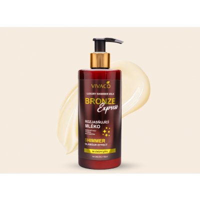 Vivaco Bronze Express rozjasňující tělové mléko 300 ml – Zboží Dáma