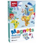 APLI Edukační hra s magnety Mapa světa – Zboží Dáma