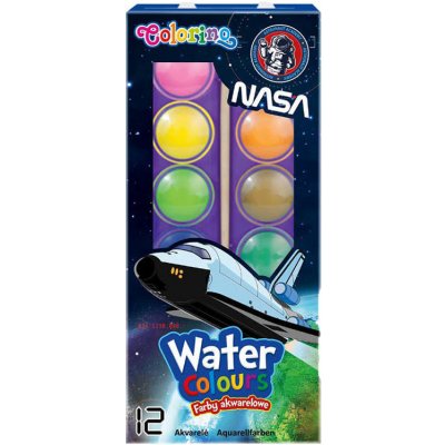 Patio Nasa vodové barvy Colorino 23 mm 12 barev – Zboží Dáma