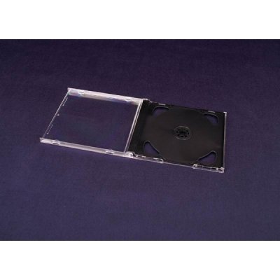 Obal 2CD jewel černý tray 10,4mm – Zboží Živě
