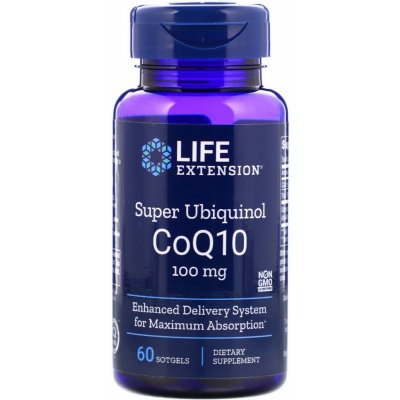 Super Ubiquinol CoQ10 100mg 60 gelových tablet – Hledejceny.cz