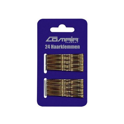 Comair Hair Clips Pretty Fashion Bobby Pins 24 ks, Hnědá, 5 cm – Zboží Dáma