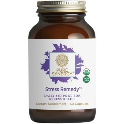 Pure Synergy Organic Stress Remedy, 60 rostlinných kapslí – Zbozi.Blesk.cz