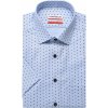 Pánská Košile Marvelis Modern fit společenská košile s krátkým rukávem 7257 22 28 modrá