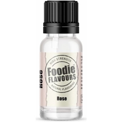 Foodie Flavours Přírodní koncentrované aroma 15 ml růže – Sleviste.cz