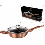 BerlingerHaus hluboká s mramorovým povrchem a poklicí Rosegold Metallic Line 24 cm – Zboží Mobilmania