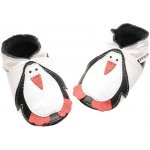 Evtodi kožené capáčky s koženou podrážkou s tučňákem černá – Hledejceny.cz