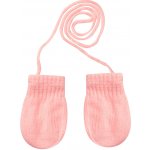 Be Snazzy Pletené rukavičky se šňůrkou Růžové – Zboží Dáma