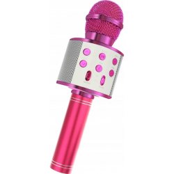 WSTER WS 858 Karaoke bluetooth mikrofon tmavě růžový od 349 Kč - Heureka.cz