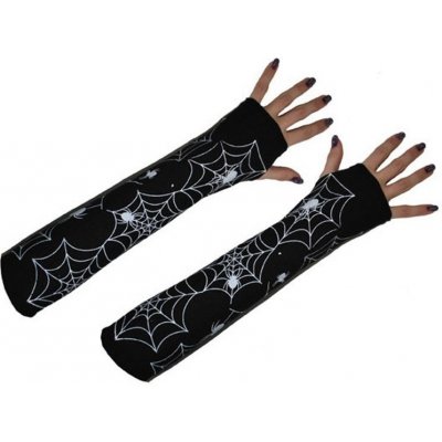 Návleky na ruce rukavice pavučiny – Zboží Mobilmania