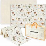 Mamabrum Vzdělávací podložka pěnová oboustranná béžová – Zboží Dáma