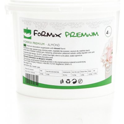 Formix Prémium Mandlová hmota k potahování a modelovaní dortů 4 kg – Zbozi.Blesk.cz