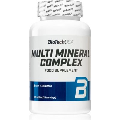 BioTechUSA Multimineral Complex komplex minerálů 100 tablet – Zbozi.Blesk.cz