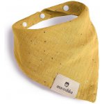 Maceshka slintáček Nature jednoduchý se zlatým puntíkem Mimosa zlatý puntík – Zboží Dáma