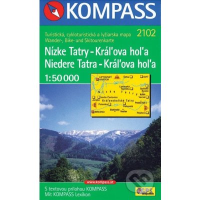 NÍZKE TATRY KRÁLOVA HOLa 1:50 000