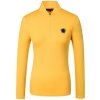Jezdecké triko, košile a polokošile Covalliero Funkční tričko žluté