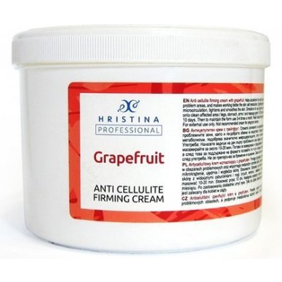 Hristina přírodní anticelulitidní zpevňující krém s grepfruitem 500 ml
