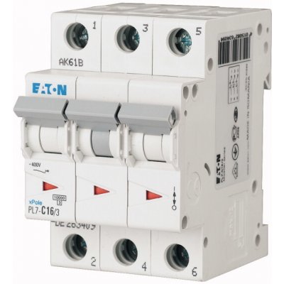 Eaton PL7-B16/3 16A 3-pólový 10kA 263389 – Hledejceny.cz