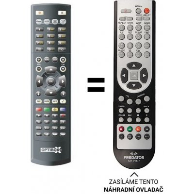 Dálkový ovladač Predátor GoSAT GS7056HDI PVR – Hledejceny.cz