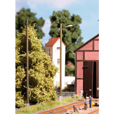 Busch H0 Pouliční lampa hranatá žluto oranžové světlo 4120 – Zboží Mobilmania