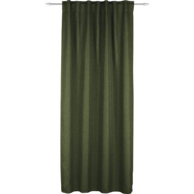 Zatemňovací závěs se skrytými poutky Dimout Uni zelený 245 x 135 cm – Hledejceny.cz