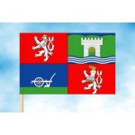 LIBEA, s.r.o. Vlajka Ústeckého kraje Rozměr: 40×60 cm, Uchycení: Návlek na žerď – Hledejceny.cz