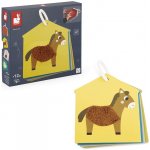 Janod hmatové karty na kroužku Farma – Zboží Dáma