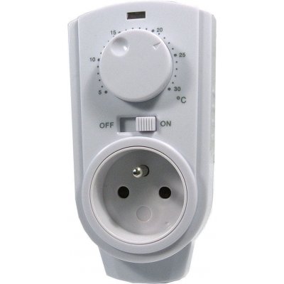 HADEX Zásuvkový termostat TH-926T analogový