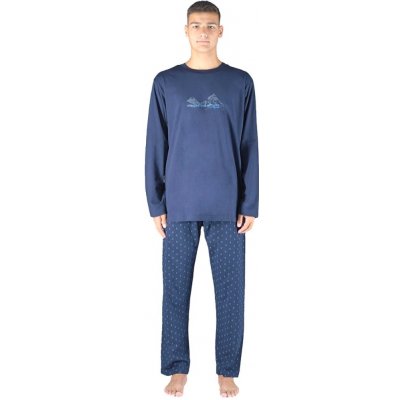 Gina 79151 pánské pyžamo dlouhé šedé – Hledejceny.cz