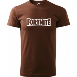 Sablio tričko s potiskem Fortnite hnědé