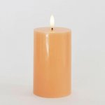 SIRIUS Vosková LED svíčka Sille broskvová 7,5 x 12,5 cm – Hledejceny.cz
