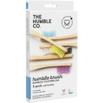 Humble Brush Adult bambusový zubní kartáček soft I. 5 ks – Zboží Mobilmania