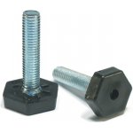 Stavěcí šroub 6-hranný 25 mm se závitem M 8 x 50 mm, plast černý – Hledejceny.cz