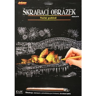 Creatoys Škrabací obrázek noční výhled Sydney – Hledejceny.cz