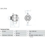 generátor BOSCH 0 986 042 031