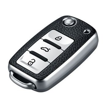 Klíčenka Ochranné pouzdro na klíče od auta Škoda/Volkswagen/Seat s  vystřelovacím klíčem, stříbrná od 179 Kč - Heureka.cz