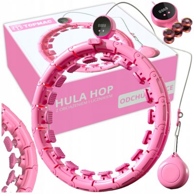 TopMac Hula hoop s výstupky 46 cm růžový – Zboží Dáma