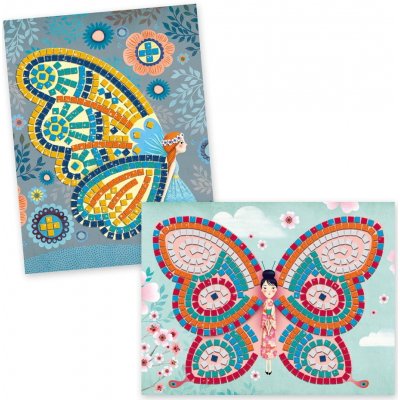 Kreativní sada pískování Djeco Třpytiví motýlci-ROZBALENÁ – Zboží Mobilmania