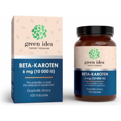 Green idea BETA-KAROTEN 6mg 10 000 IU 100 tablet – Hledejceny.cz