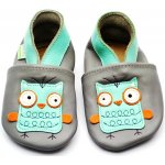 Hopi Hop Kožené capáčky barefoot sovík šedé – Sleviste.cz