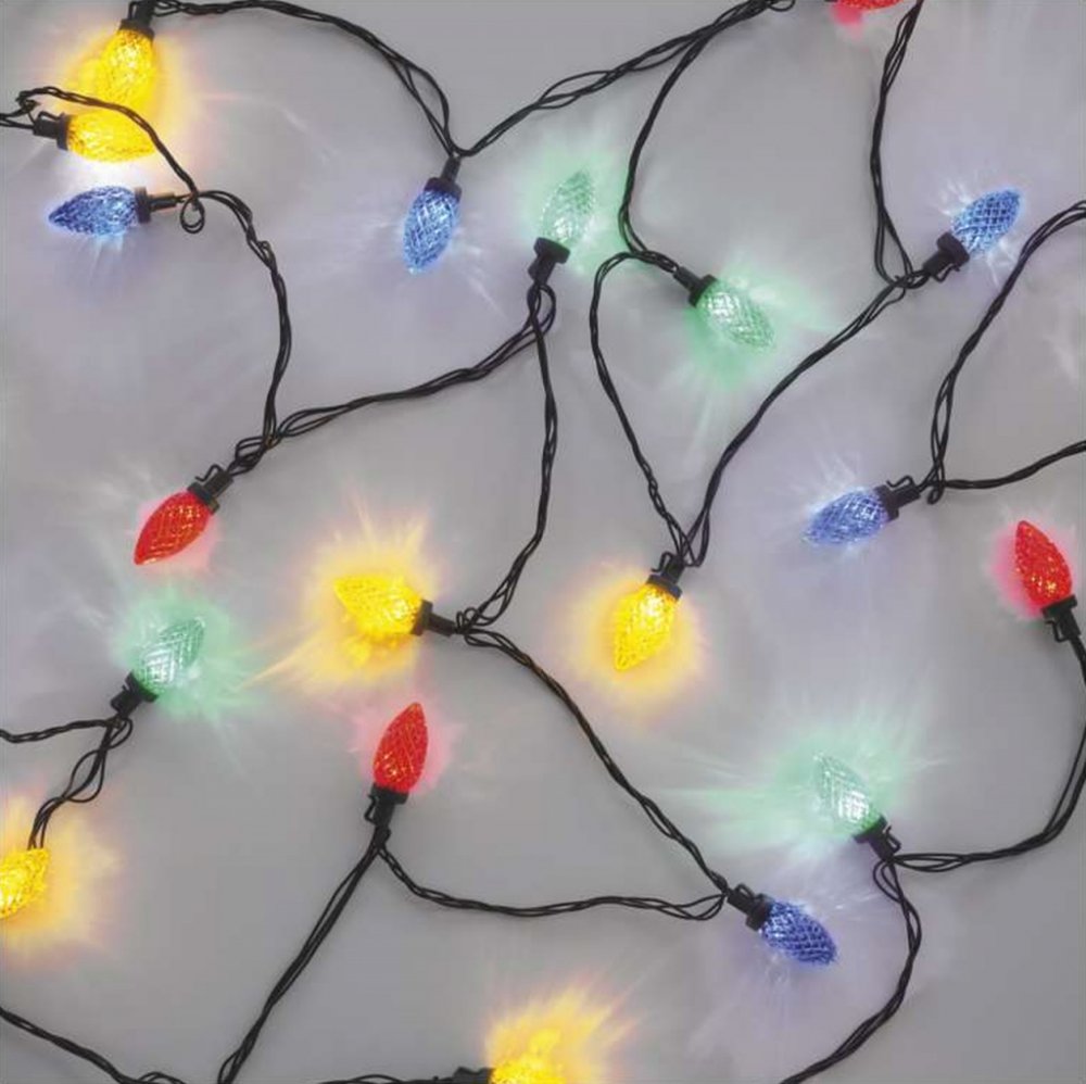 EMOS D5ZM01 LED vánoční řetěz, barevné žárovky, 9,8 m, multicolor,  multifunkce | Srovnanicen.cz