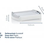 KELA MARTA plastik šedá L 12,5cm x W 9cm x H 2,5cm KL-24195 – Zboží Mobilmania