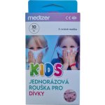 KIDS MEDICAL Roušky dětské pro holky jednorázová rouška pro děti 10 ks