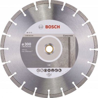 BOSCH DIAMANTOVÝ KOTOUČ 300mm na tvrdý beton – Zboží Dáma