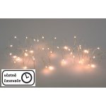 Nexos 57406 LED osvětlení stříbrný drát 20 LED teple bílá – Hledejceny.cz
