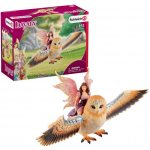 Schleich 70713 Elfí víla na třpytivé sově – Zbozi.Blesk.cz