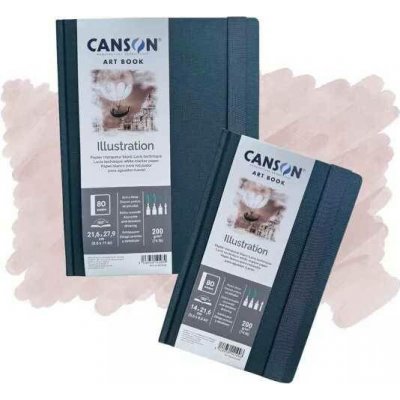 Canson Art Book Illustration 14 × 21,6 cm 200 g/m² 80 listů – Hledejceny.cz
